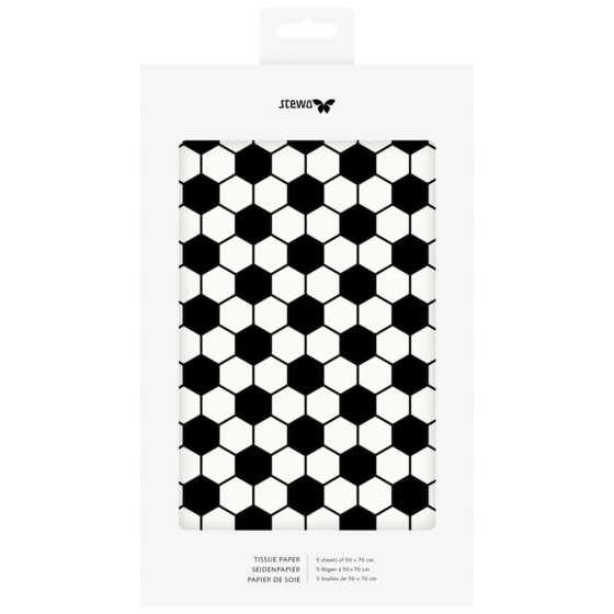 Seidenpapier „Christiano“ | 50×70 cm, 30 g/m², schwarz, 5 Stück
