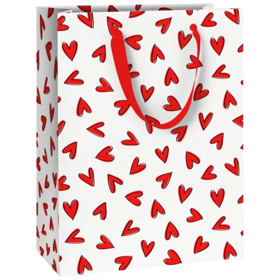 Geschenktasche „Riley“ | 23×30×13 cm, 230 g/m², weiß
