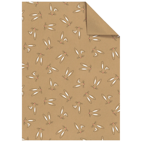 Geschenkpapier-Bogen | 50×70 cm, 70 g/m², braun