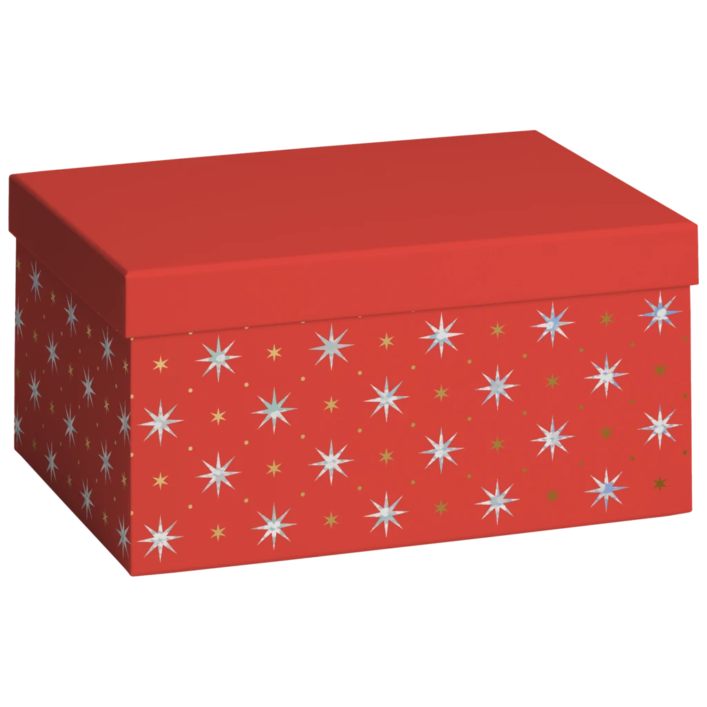 Geschenkbox „Zidonia“ | 16,5×12×24 cm, 120 g/m², rot
