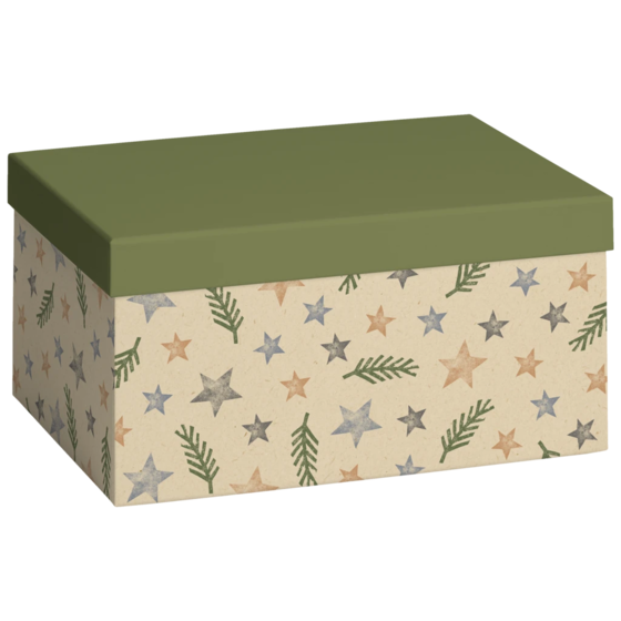 Geschenkbox „Naruto“ | 16,5×12×24 cm, grün/hellbraun