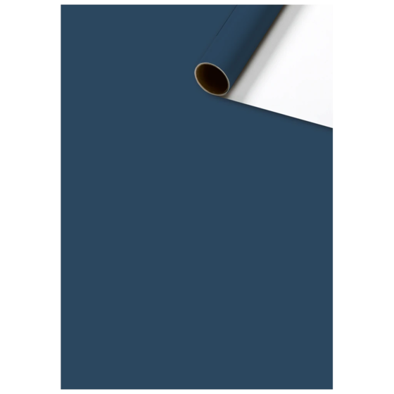 Geschenkpapier „Uni Plain“ One Colour | 70 cm × 2 m, 80 g/m², dunkelblau