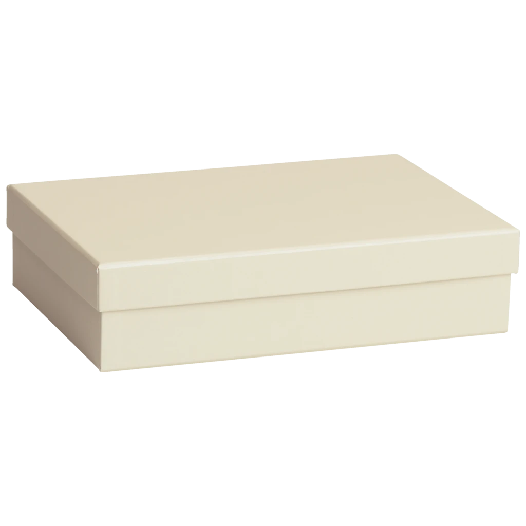 Geschenkbox One Colour | 24×6×16,5 cm, hellbeige