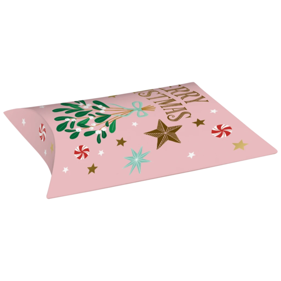 Faltschachteln „Charlize“ | 10×11×2,5 cm, 210 g/m², dunkelpink, 3 Stück