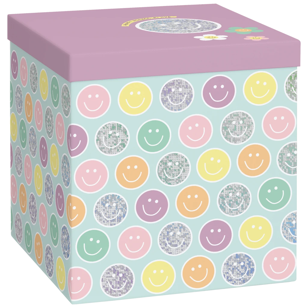 Gift Box “Nea” | 23×24×23 cm, multi-coloured, pastel