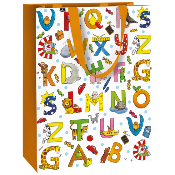 Geschenktasche „Mick“ | 23×30×13 cm, 230 g/m², orange