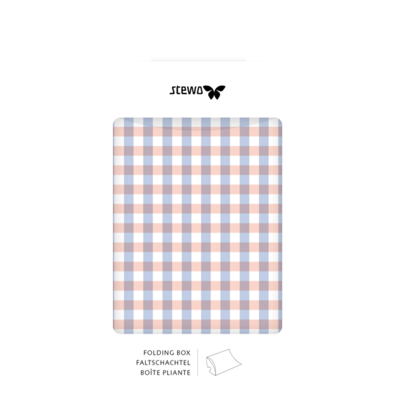 Faltschachteln „Samia“ | 10×11×2,5 cm, 210 g/m², lachs/himmelblau, 3 Stück