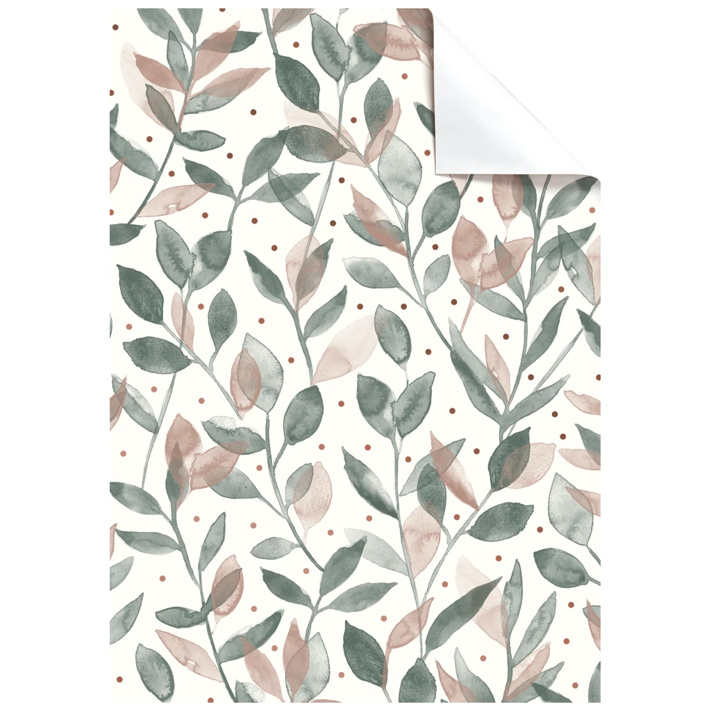 Geschenkpapier-Bogen „Merrit“ | 50×70 cm, 80 g/m², weiß