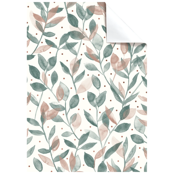 Geschenkpapier-Bogen „Merrit“ | 50×70 cm, 80 g/m², weiß