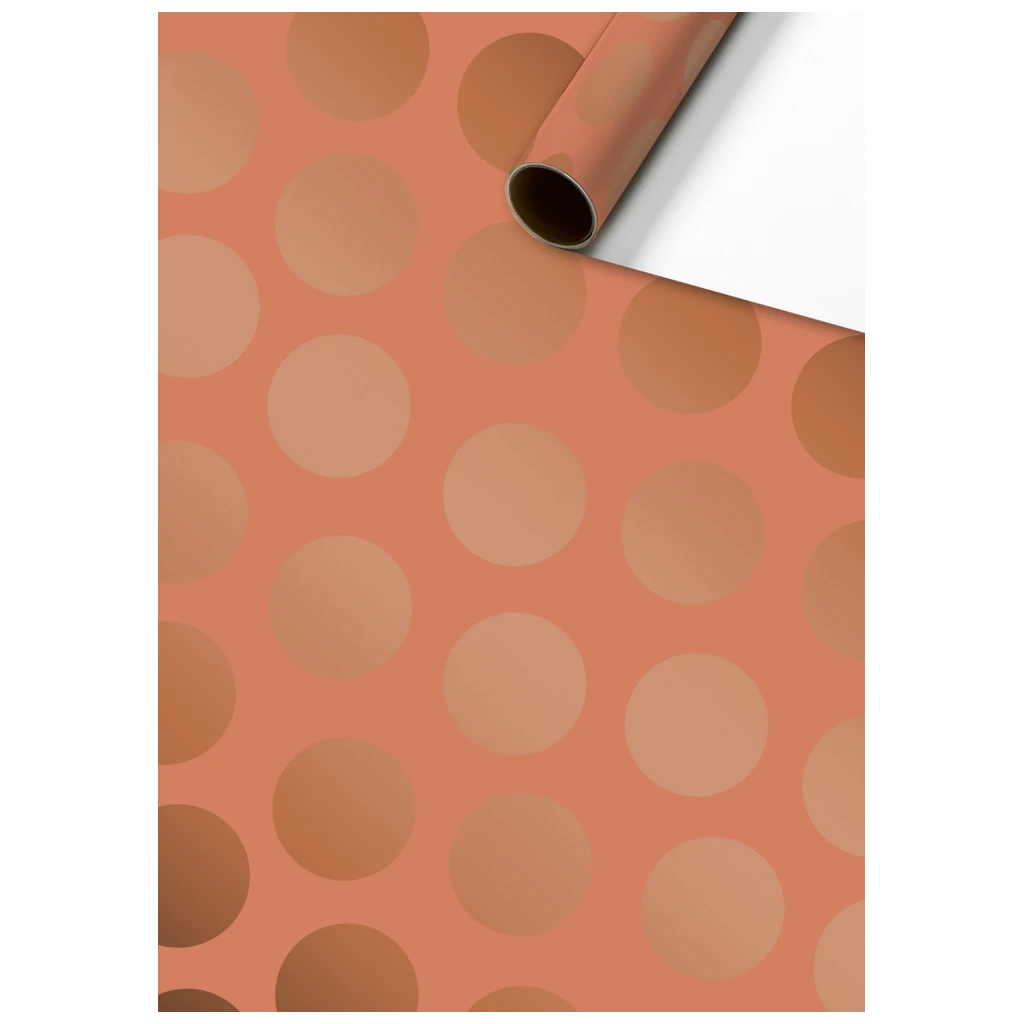 Gift Wrapping Paper “Vanda” | 70 cm × 1,5 m, 76 gsm, terracotta