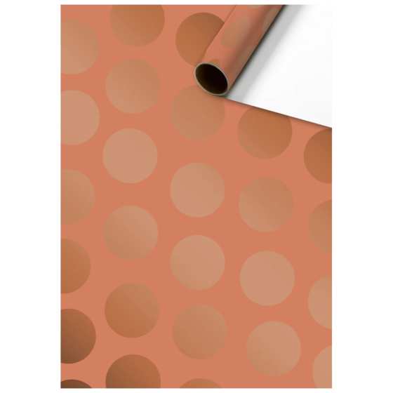 Papier cadeau « Vanda » | 70 cm × 1,5 m, 76 g/m², terracotta