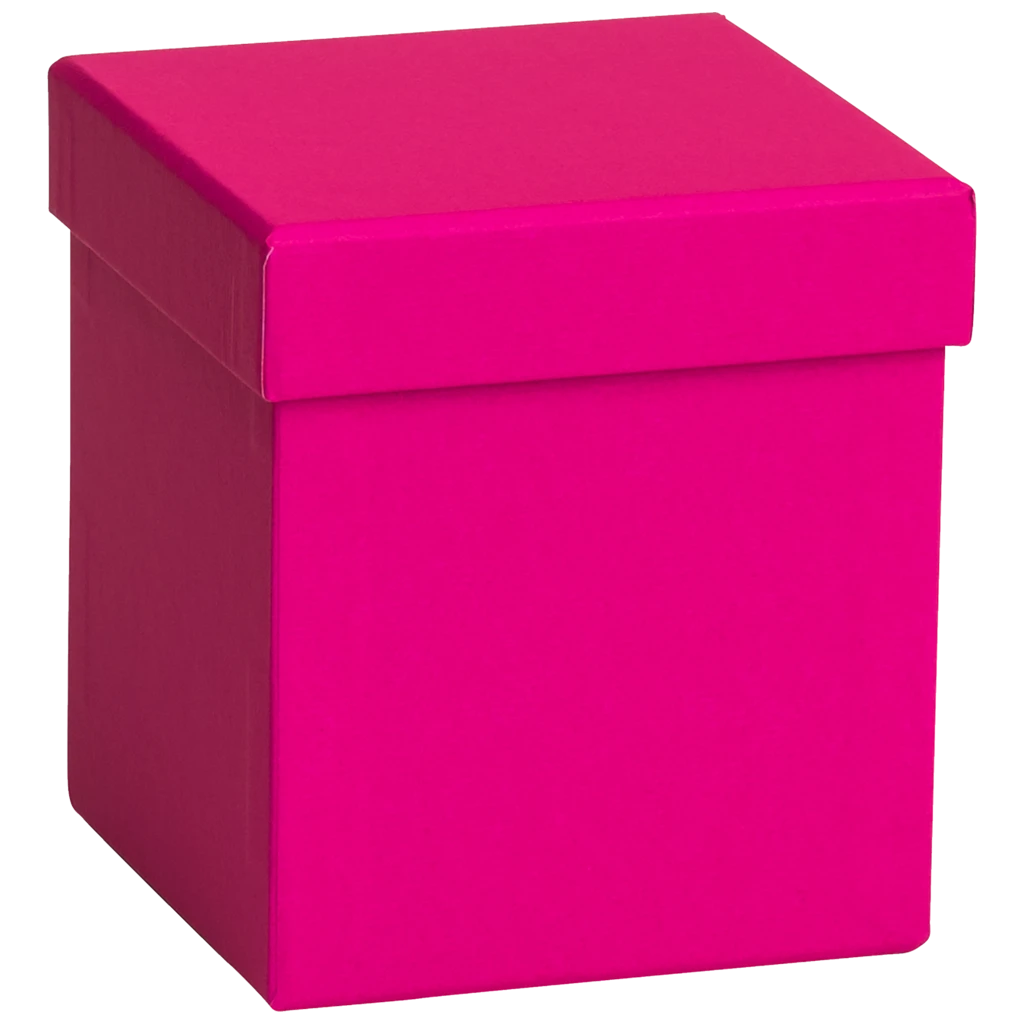 Geschenkbox One Colour | 11×11×12 cm, pink