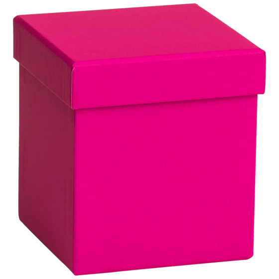 Geschenkbox One Colour | 11×11×12 cm, pink