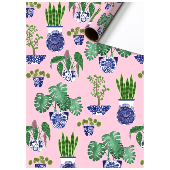 Geschenkpapier „Amal“ | 70 cm × 2 m, 80 g/m², pink
