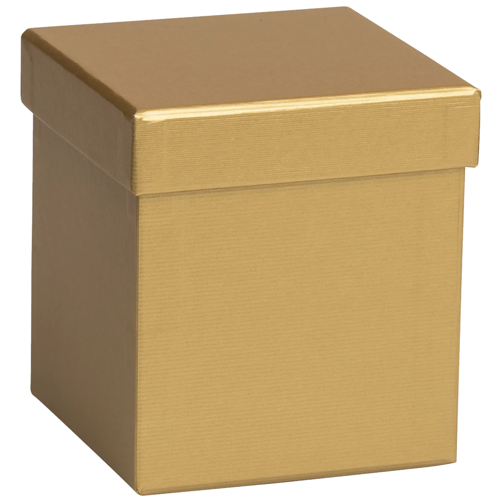 Geschenkbox One Colour | 11×11×12 cm, gold