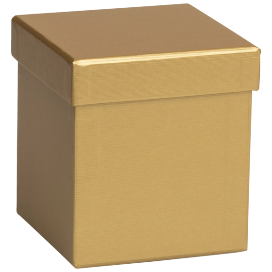 Geschenkbox One Colour | 11×11×12 cm, gold