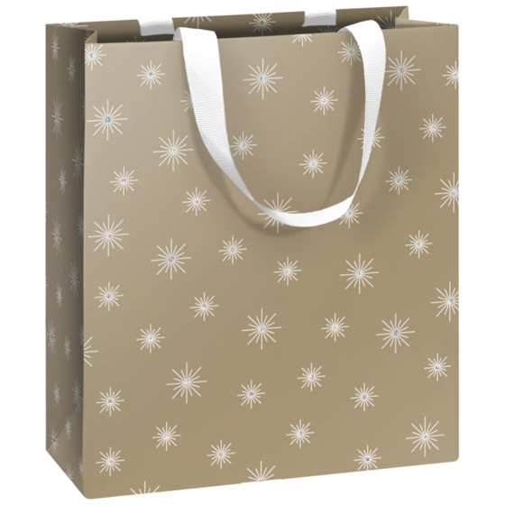 Geschenktasche | 18×21×8 cm, 250 g/m², gold