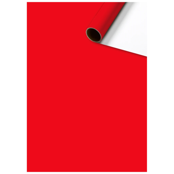 Geschenkpapier „Uni Plain“ One Colour | 70 cm × 2 m, 80 g/m², rot