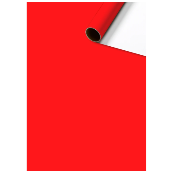 Geschenkpapier „Uni Plain“ One Colour | 70 cm × 2 m, 80 g/m², rot