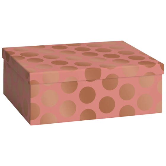 Geschenkbox „Vanda“ | 24×12×33 cm, 120 g/m², terracotta