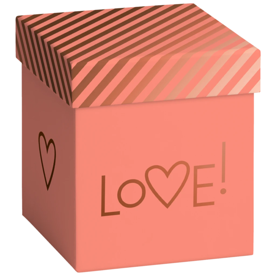 Geschenkbox „Amita“ | 11×11×12 cm, rosa