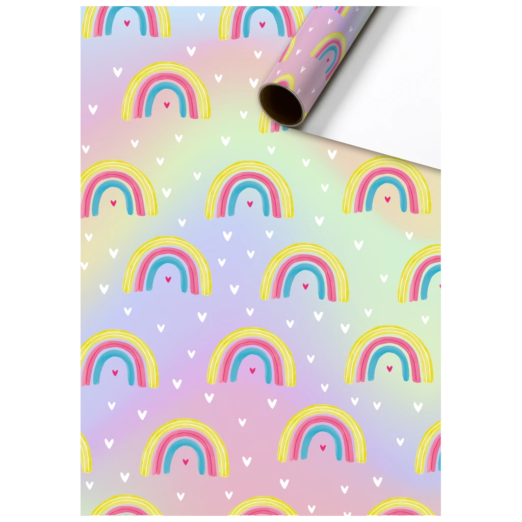Papier cadeau « Chilly » | 70 cm × 1,5 m, 76 g/m², arc-en-ciel