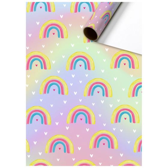 Papier cadeau « Chilly » | 70 cm × 1,5 m, 76 g/m², arc-en-ciel