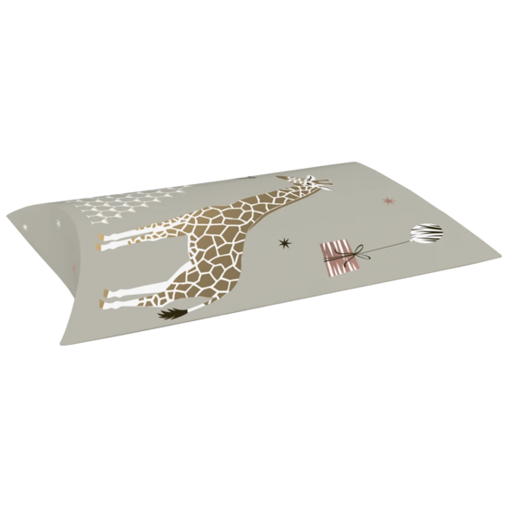 Faltschachteln „Valentino“ | 16×4×19,5 cm, 210 g/m², grau, 3 Stück