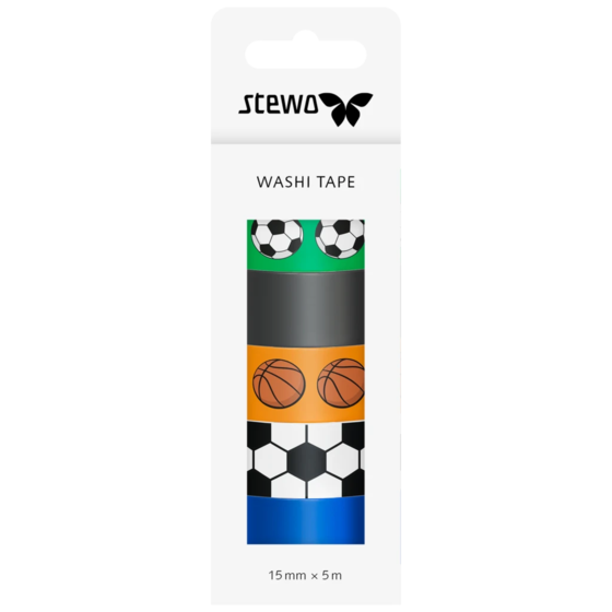 Deco Tapes “Jordan” | 15 mm, blue, 5 piece(s)