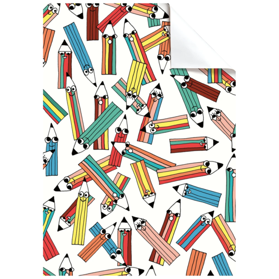 Geschenkpapier-Bogen „Saro“ | 100×70 cm, 80 g/m², mehrfarbig