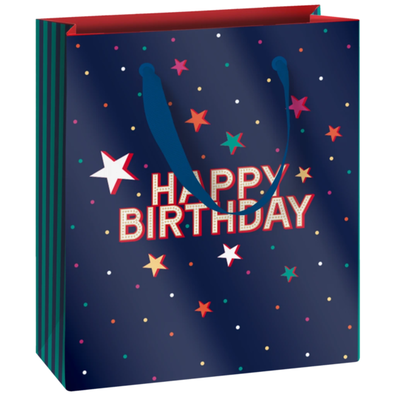Gift Bag “Starlett” | 18×21×8 cm, 230 gsm, dark blue