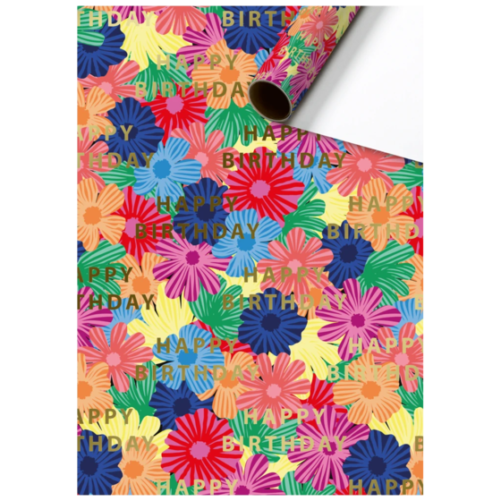 Geschenkpapier „Aviv“ | 70 cm × 1,5 m, 76 g/m², bunt