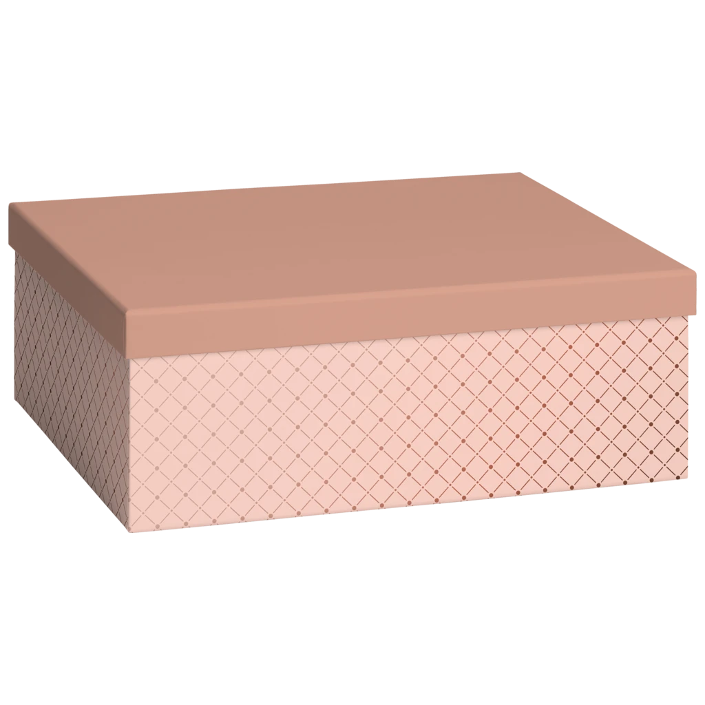 Geschenkbox „Min“ | 24×12×33 cm, 120 g/m², hellrosa