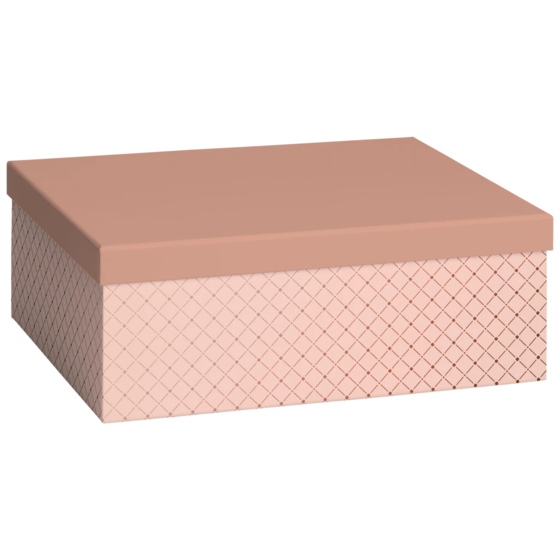 Geschenkbox „Min“ | 24×12×33 cm, 120 g/m², hellrosa