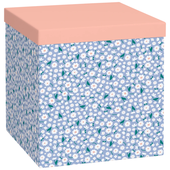 Geschenkbox „Samia“ | 23×24×23 cm, 120 g/m², himmelblau