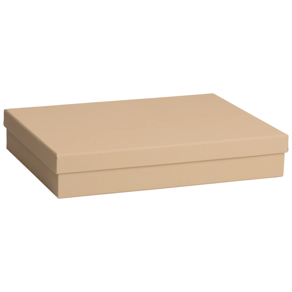Geschenkbox One Colour | 33×6×24 cm, hellbraun