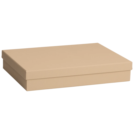 Geschenkbox One Colour | 33×6×24 cm, hellbraun