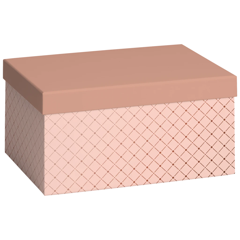 Geschenkbox „Min“ | 16,5×12×24 cm, 120 g/m², hellrosa