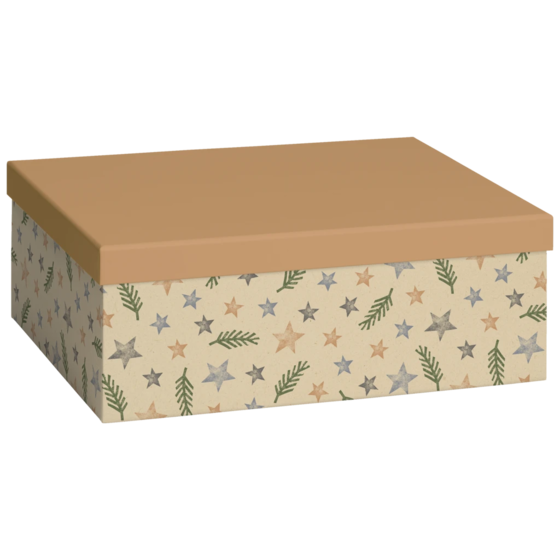 Geschenkbox „Naruto“ | 24×12×33 cm, dunkelorange/hellbraun
