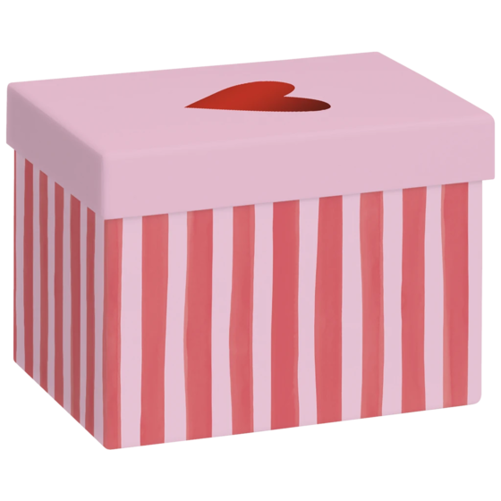 Gift Box “Amaia” | 12×12×16,5 cm, 120 gsm, rose/red