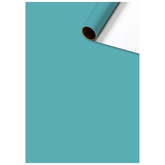 Geschenkpapier „Uni Plain“ One Colour | 70 cm × 2 m, 80 g/m², türkis