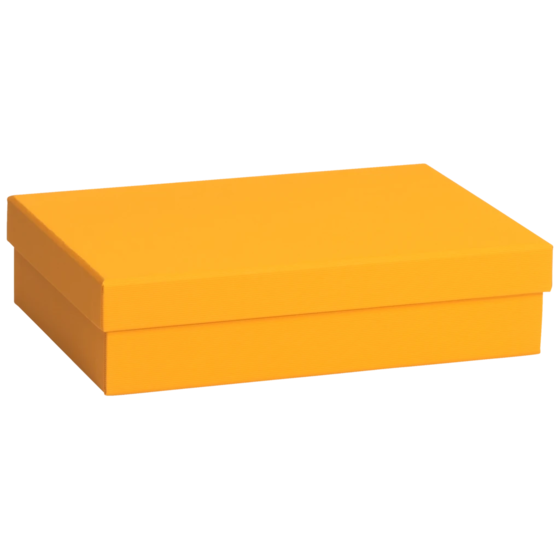 Boîte cadeau One Colour | 24×6×16,5 cm, orange foncé