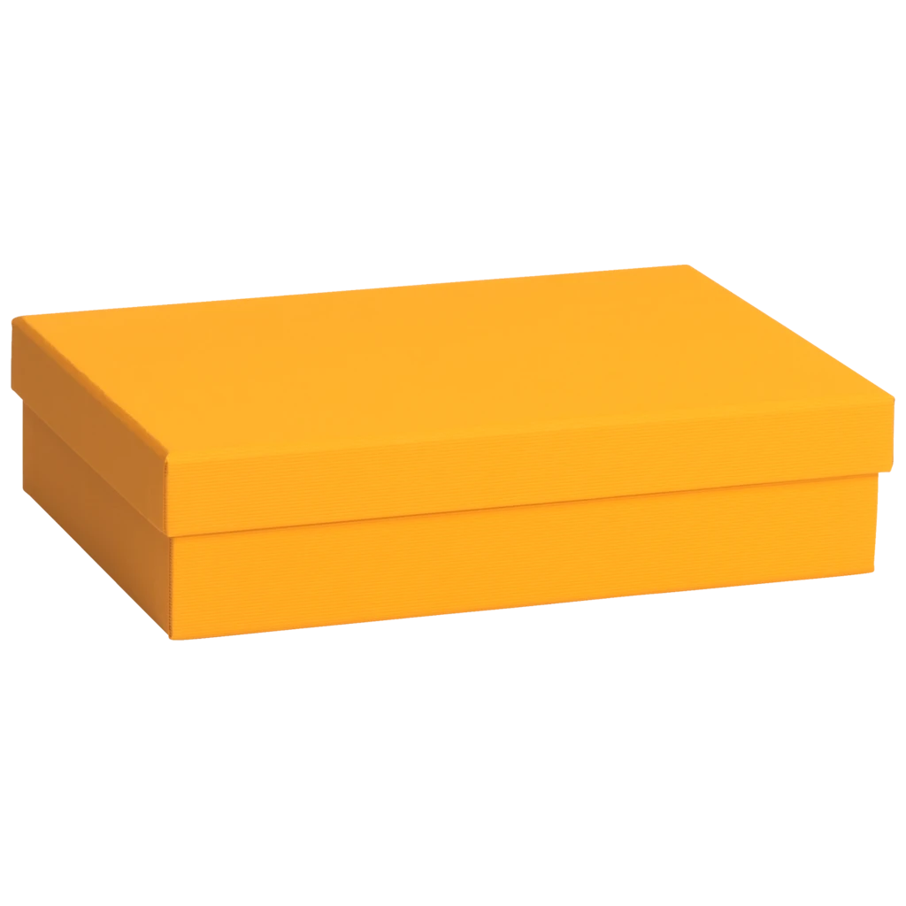 Geschenkbox One Colour | 24×6×16,5 cm, dunkelorange