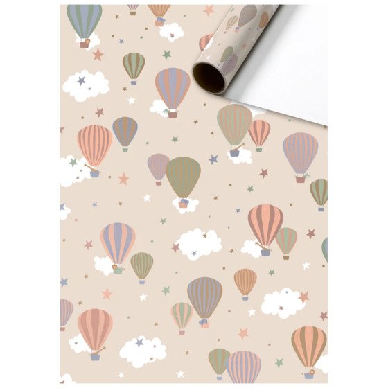 Geschenkpapier „Mimmo“ | 70 cm × 2 m, 80 g/m², beige