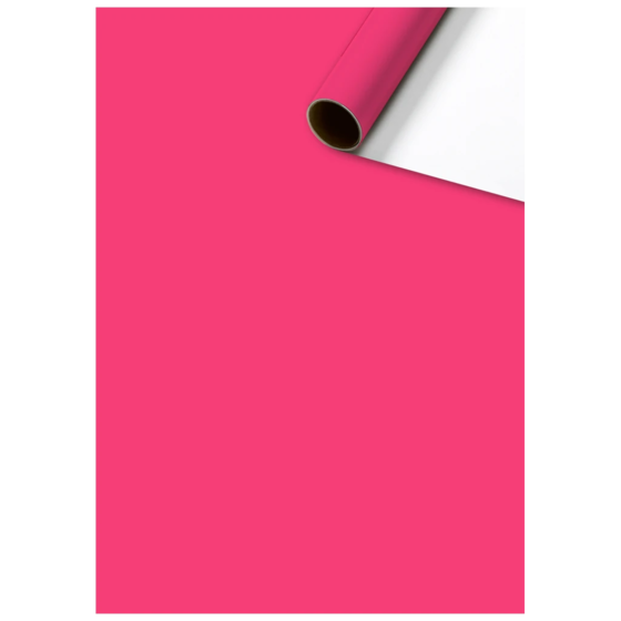 Geschenkpapier „Uni Plain“ One Colour | 70 cm × 2 m, 80 g/m², pink