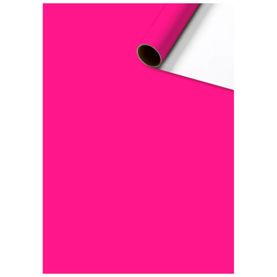 Geschenkpapier „Uni Plain“ One Colour | 70 cm × 2 m, 80 g/m², pink