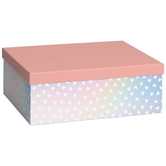 Gift Boxes “Kayla” | 24×12×33 cm, apricot/rainbow