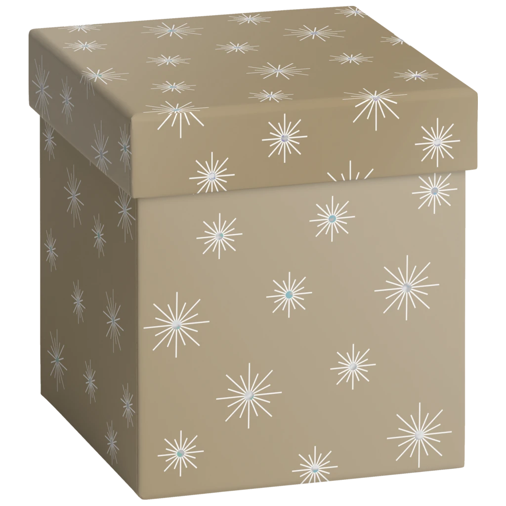 Geschenkbox | 11×11×12 cm, gold