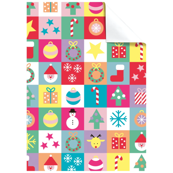 Geschenkpapier-Bogen „Dimitri“ | 100×70 cm, 80 g/m², mehrfarbig