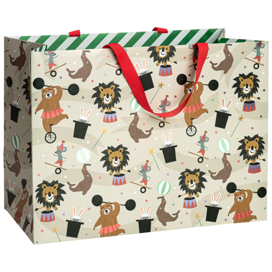 Geschenktasche | 40×30×20 cm, 250 g/m², beige